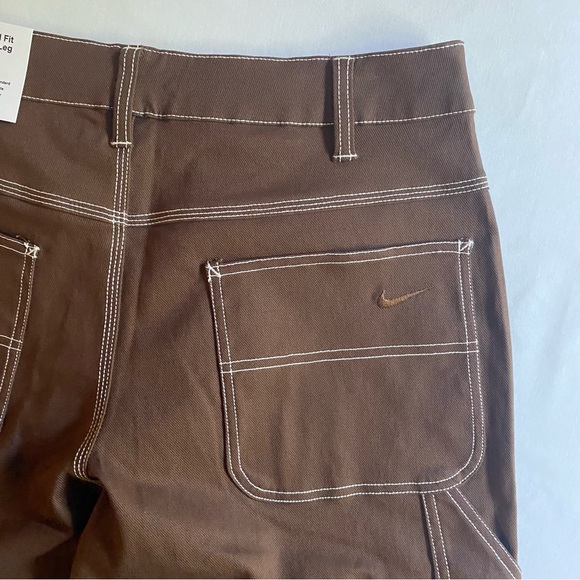 Nike SB Carpenter Pants Mens 32 Brown Baggy Skater Straight Leg Loose Fit Y2K - Picture 12 of 16